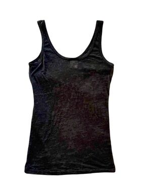 Freeloader Black Soft Material Basic Black Tank Top